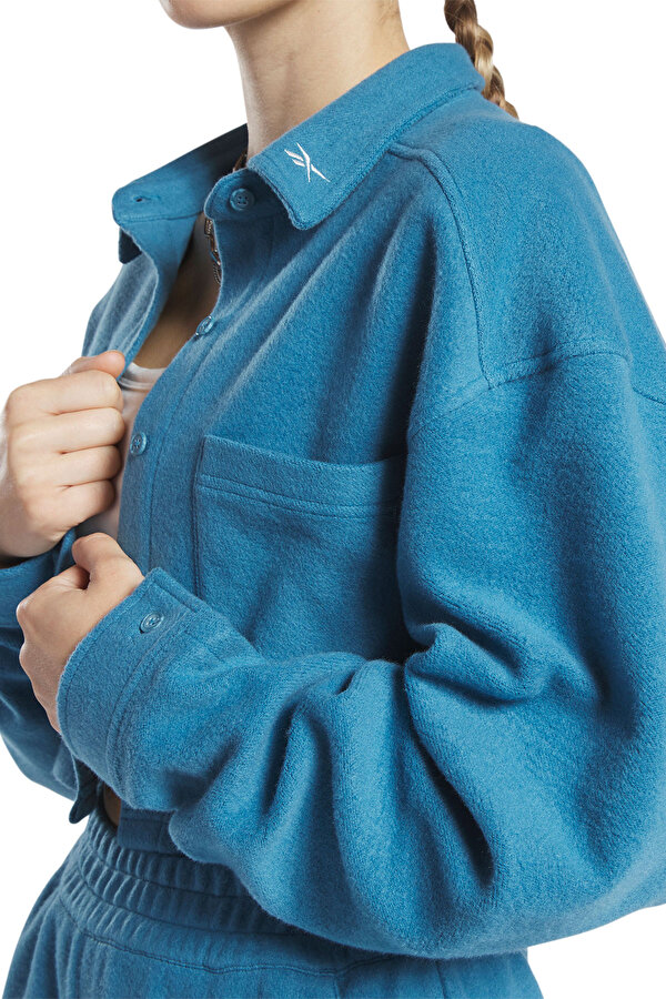 Clothing Reebok Cl Wde Fleece Layer Синий 008