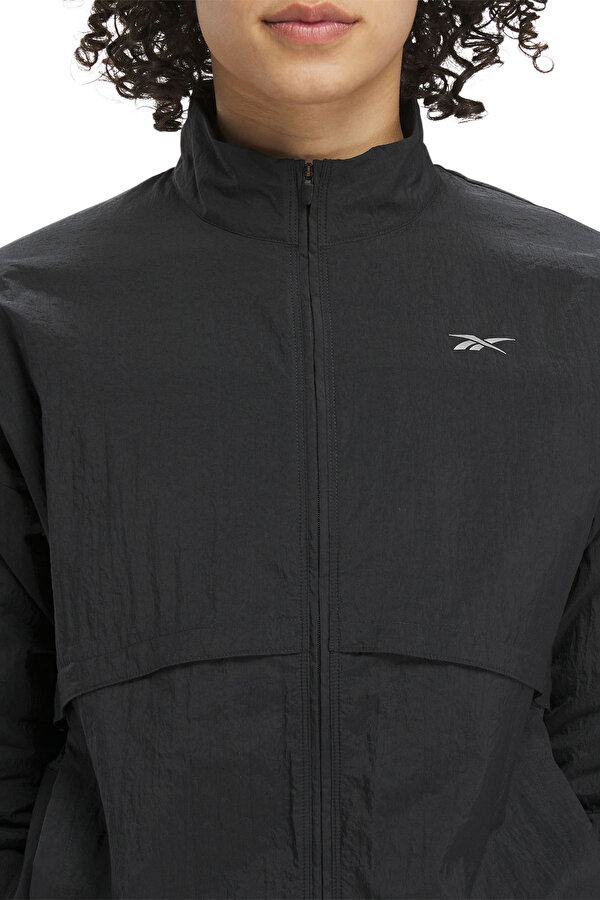 Clothing Reebok Running Woven Jacket Черный
