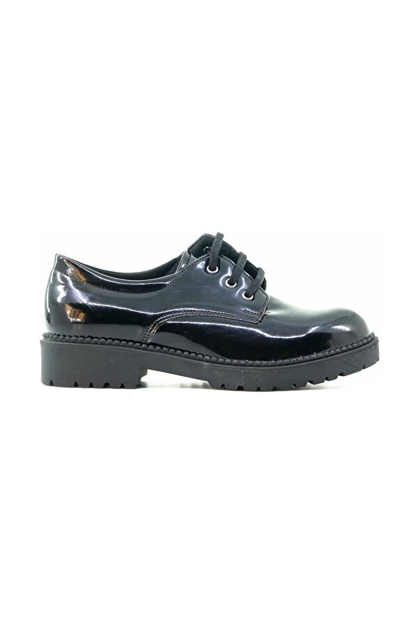 PABUCLİNE KADIN OXFORD GÜNLÜK AYAKKABI (36-40)  22K PLA-623-858 Z SİYAH RUGAN
