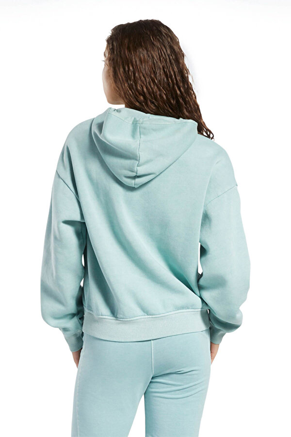 Reebok Cl Rbk Nd Fleece Ho Серый 016 Женщина Толстовка С Капюшоном