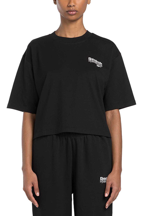 RIE TEE Siyah Kadın Kısa Kol T-Shirt