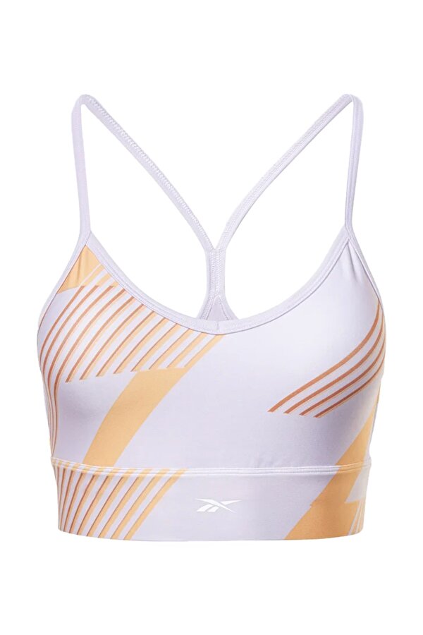 Reebok Wor Train Aop Bra Белый 005 Женщина Топ