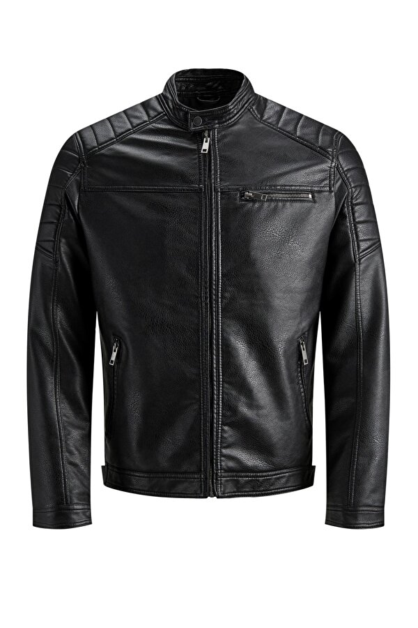 12147218 Erkek Jjerocky Jacket Noos Pıu Suni Deri Ceket