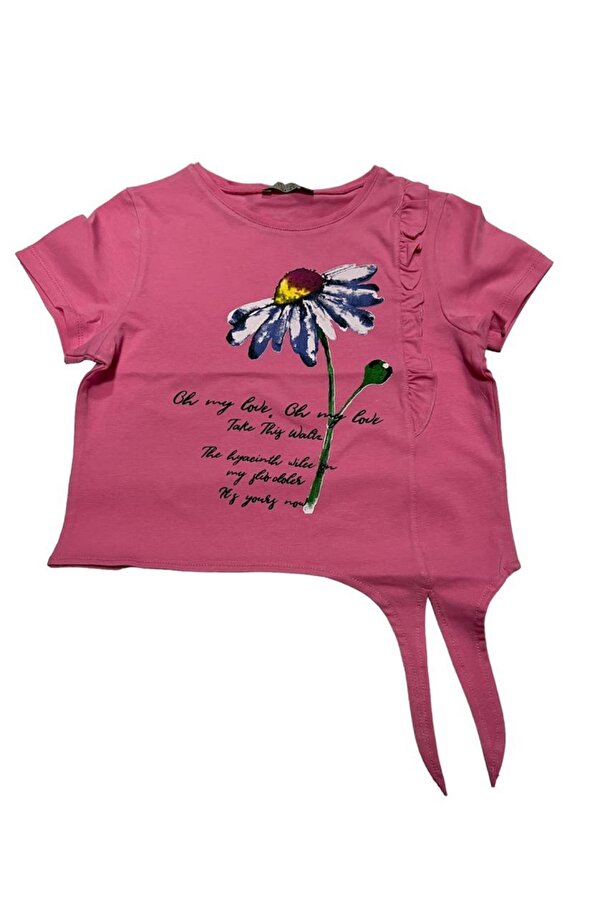 Kız Çocuk Bağcıklı T-Shirt
