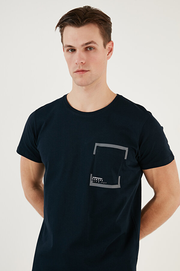 Erkek T Shirt 541REWORK LACİVERT