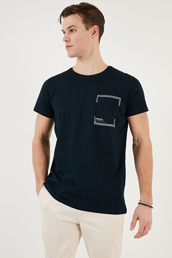 Erkek T Shirt 541REWORK LACİVERT