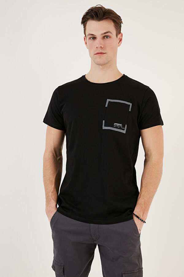 Erkek T Shirt 541REWORK SİYAH