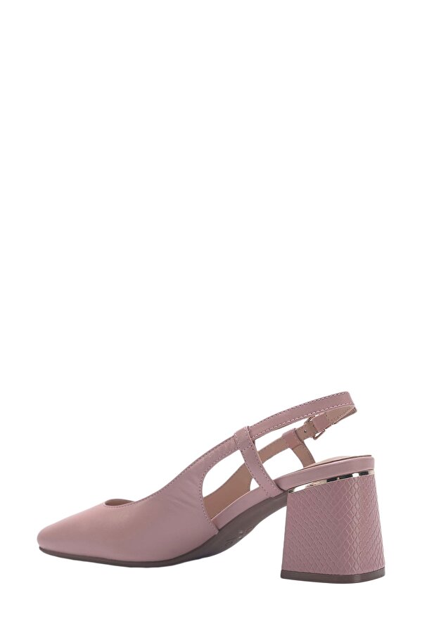 BELNA  3FX Bej Kadın Topuklu Ayakkabı