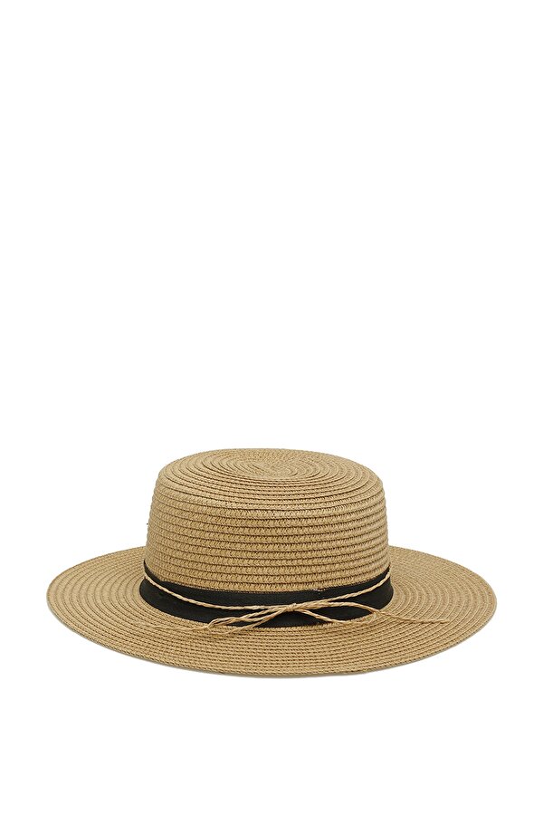 LADY STRAW HAT-W 4FX Kum Kadın Hasır Şapka