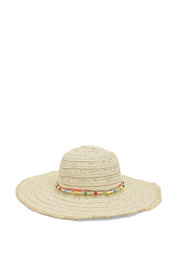 MARAKESH STRAW HAT-W 4FX Bej Kadın Hasır Şapka