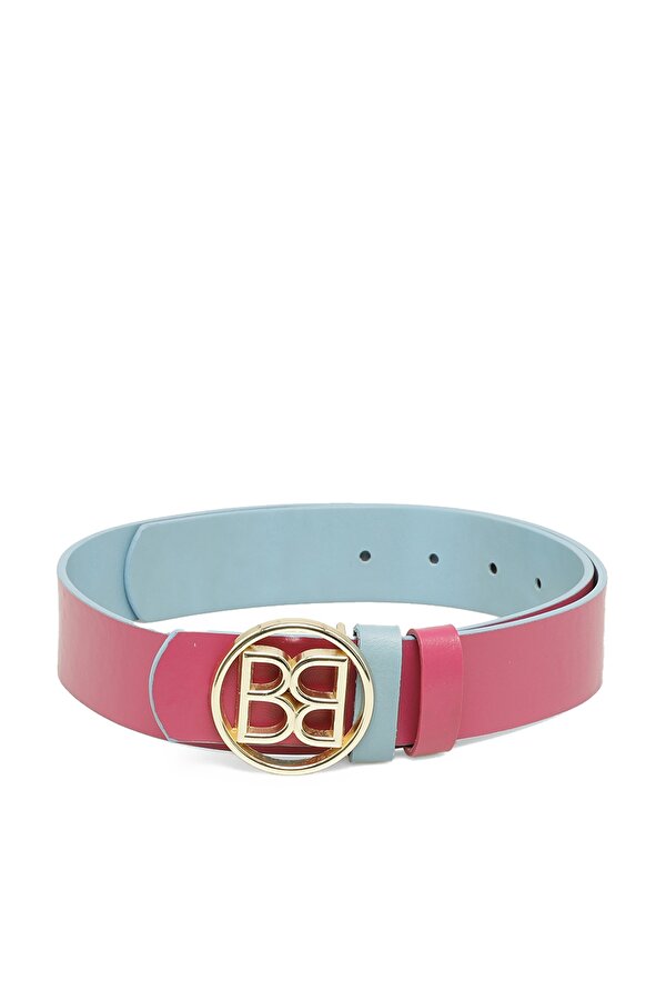 GL  REVERSABLE -4FX Pembe Kadın Kemer