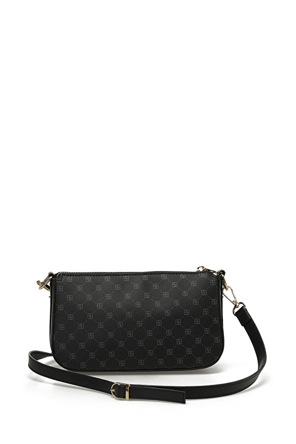 MNG KMR CPRZ 4FX Siyah Kadın Çapraz Çanta