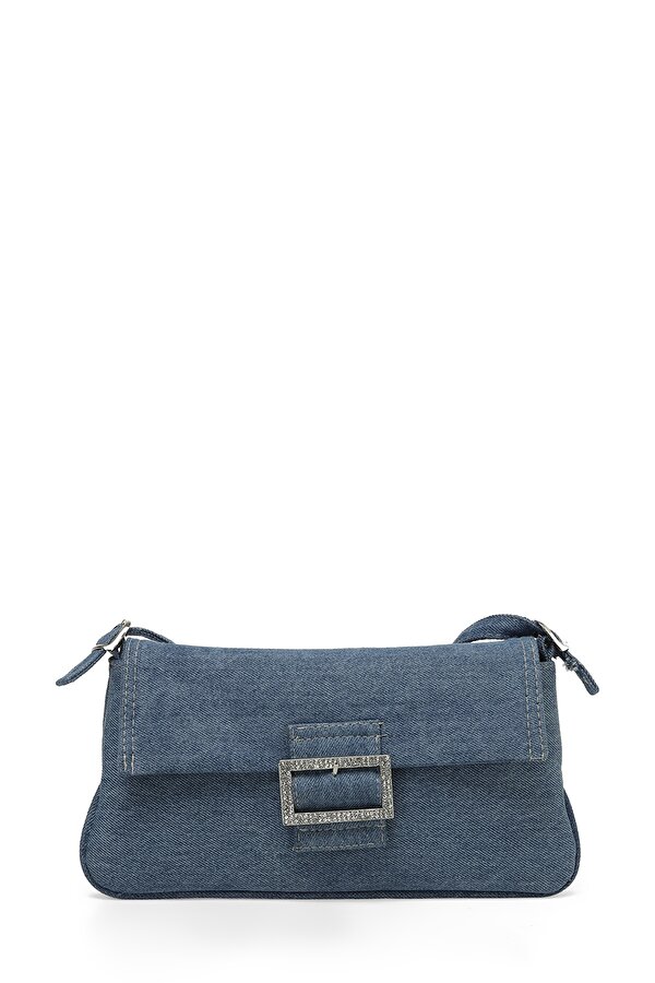 PRM DENIM BGT 4FX Mavi Kadın Çapraz Çanta
