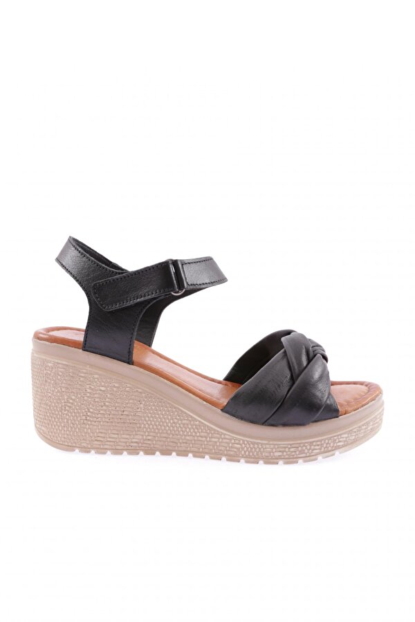 3024 Kadin Dolgu Taban Çapraz Bantli Sandalet
