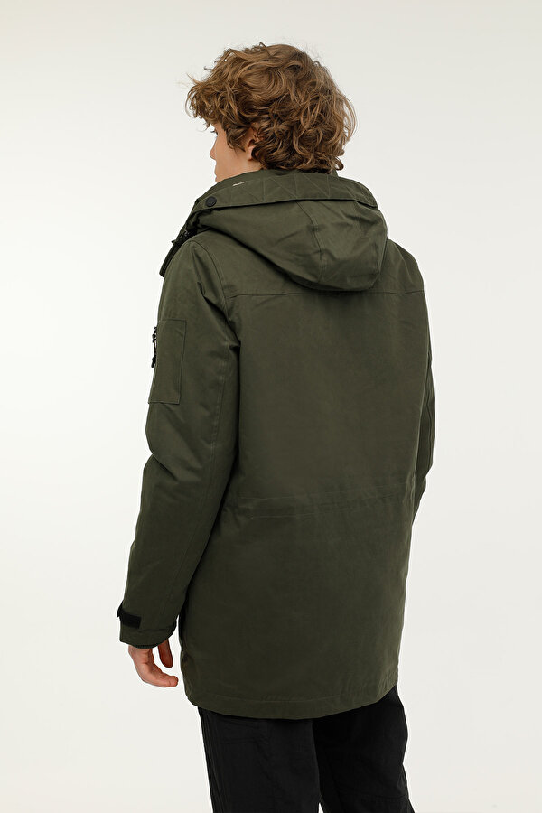 Lumberjack Ml Grizz 3Grz01 3Pr Хаки 003 Мужчина Длинная Куртка