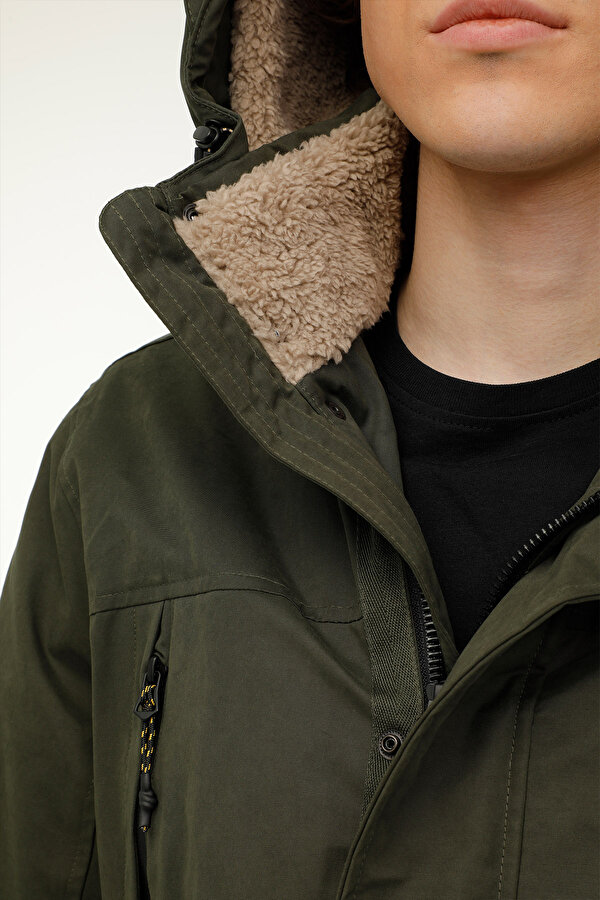 Lumberjack Ml Grizz 3Grz01 3Pr Хаки 003 Мужчина Длинная Куртка