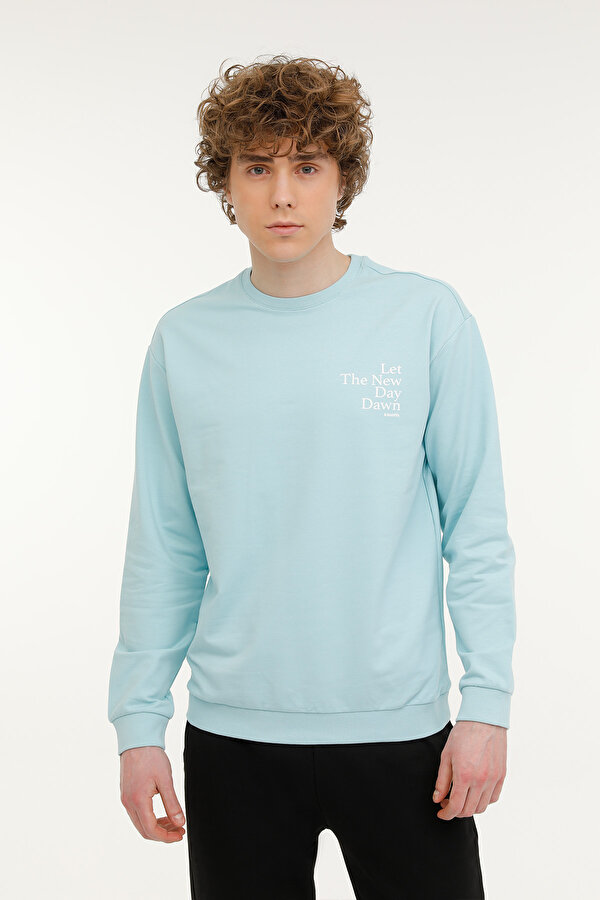 ML KEVIN 16SN753 4FX Mavi Erkek Sweatshirt