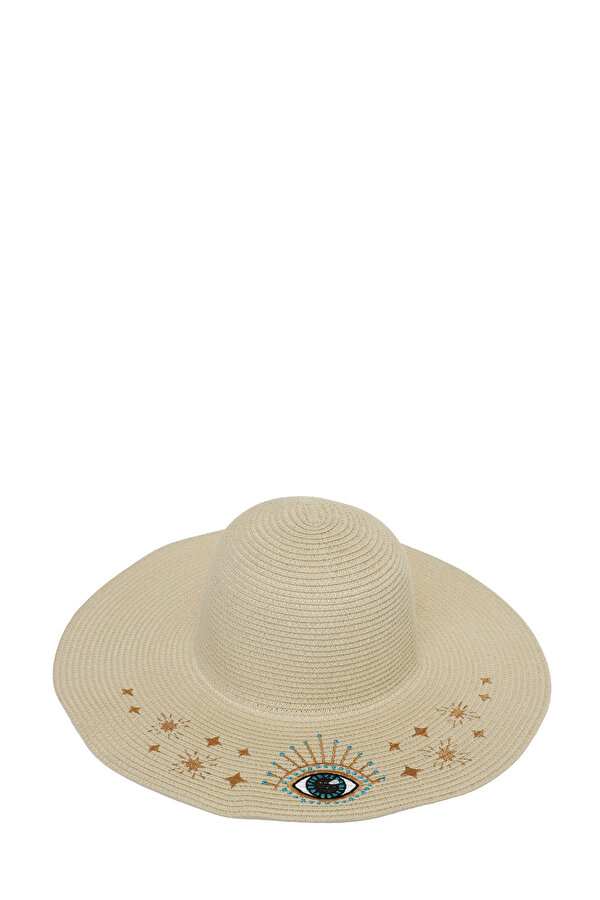 EYES STRAW HAT-W 4FX Bej Kadın Hasır Şapka