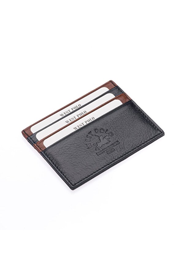 Hakiki Deri Bol Kartlıklı Unisex Kartlık WPT041