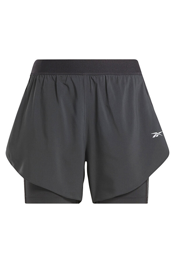 Clothing Reebok Running 2 In 1 Short Черный
