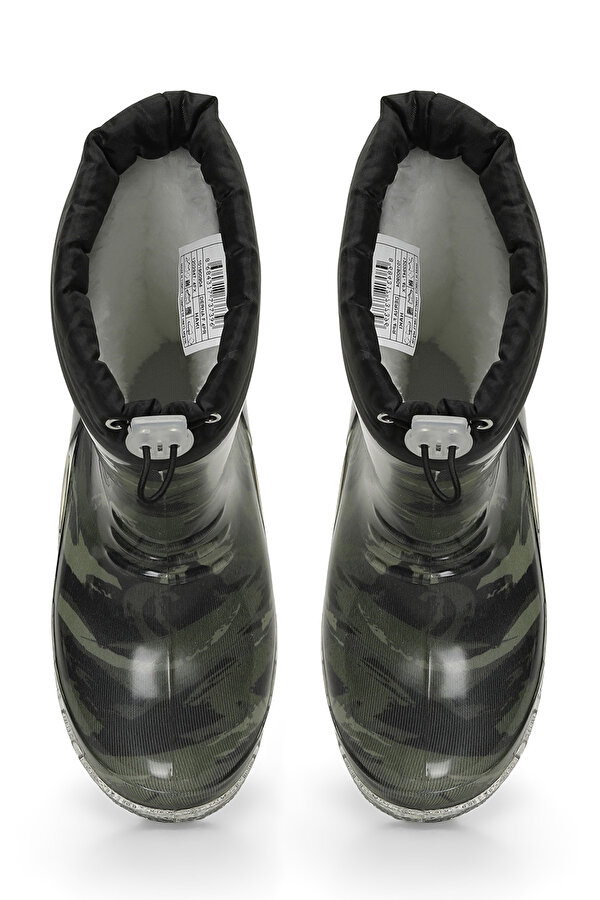 DERNA F 4PR Haki Erkek Çocuk Yağmur Çizmesi