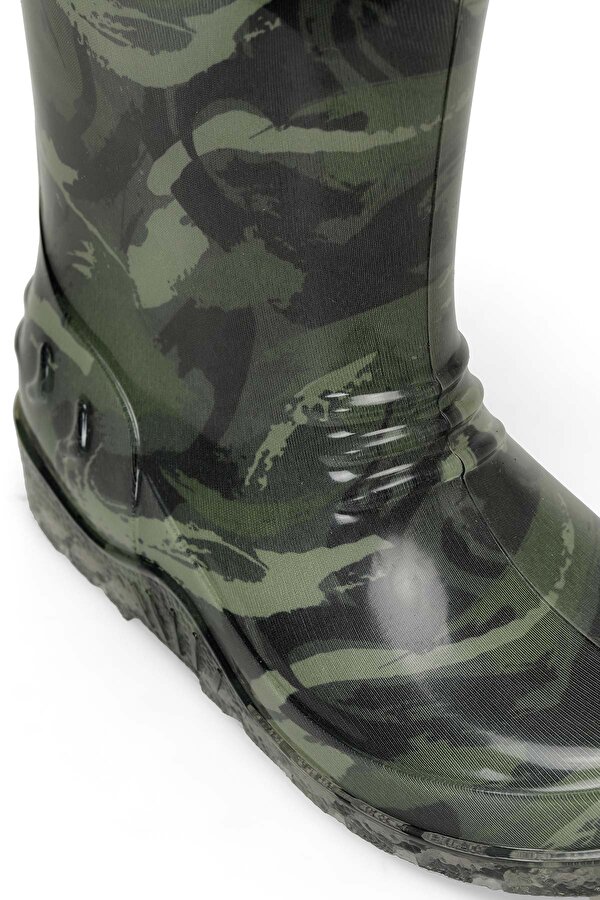 DERNA F 4PR Haki Erkek Çocuk Yağmur Çizmesi