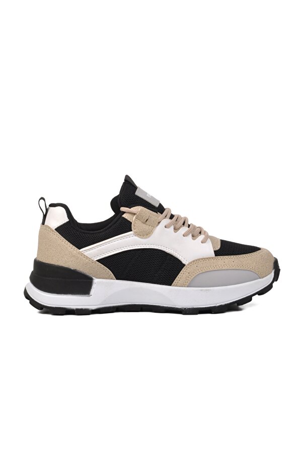9927-24Y Siyah-Bej Unisex Sneaker