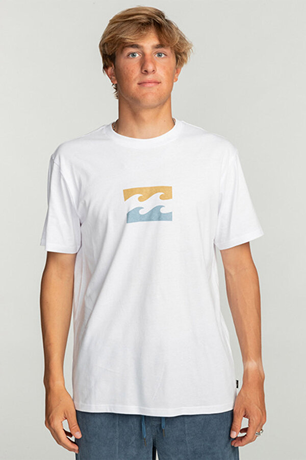 TEAM WAVE TEES Beyaz Erkek Kısa Kol T-Shirt