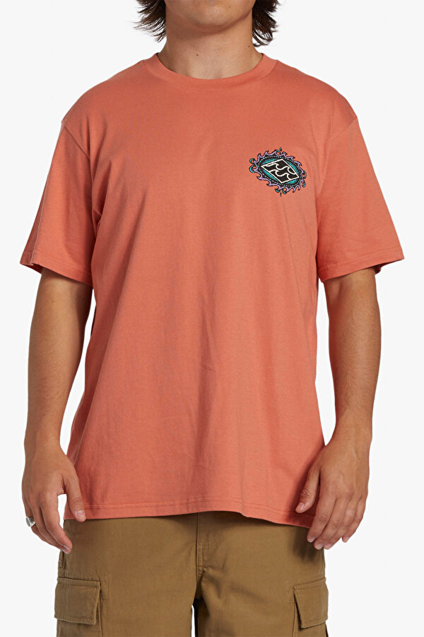 CRAYON WAVE TEES Pembe Erkek Kısa Kol T-Shirt