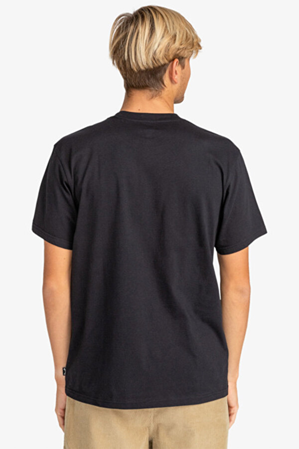 ROTOR FILL  TEES Siyah Erkek Kısa Kol T-Shirt