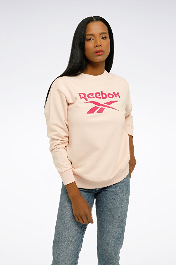 Reebok Ri Bl Fleece Crew Розовый 010 Женщина Джемпер