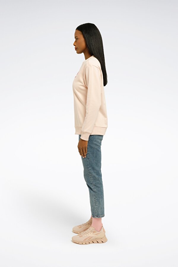 Reebok Ri Bl Fleece Crew Розовый 010 Женщина Джемпер