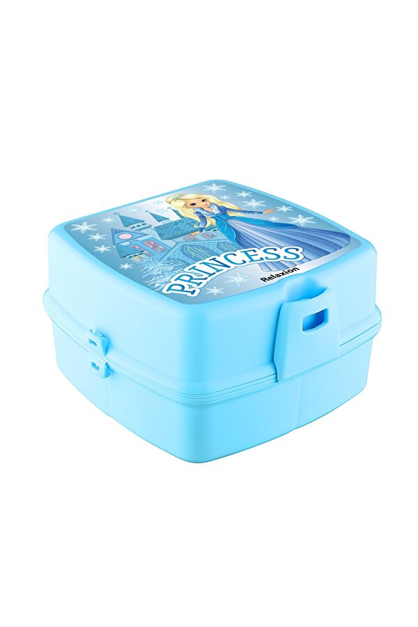 Relaxion 4 Bölmeli Kendinden Kaşık Çatallı Kilitli Beslenme Kutusu - Yemek Saklama Kabı - Lunch Box