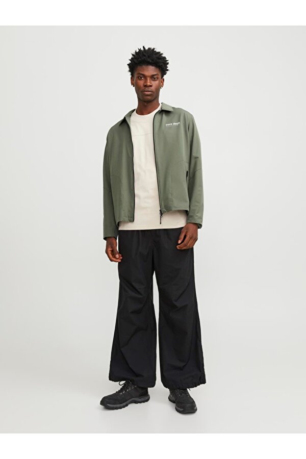 Jack&Jones Fermuarlı Yeşil Erkek Ceket 12252916