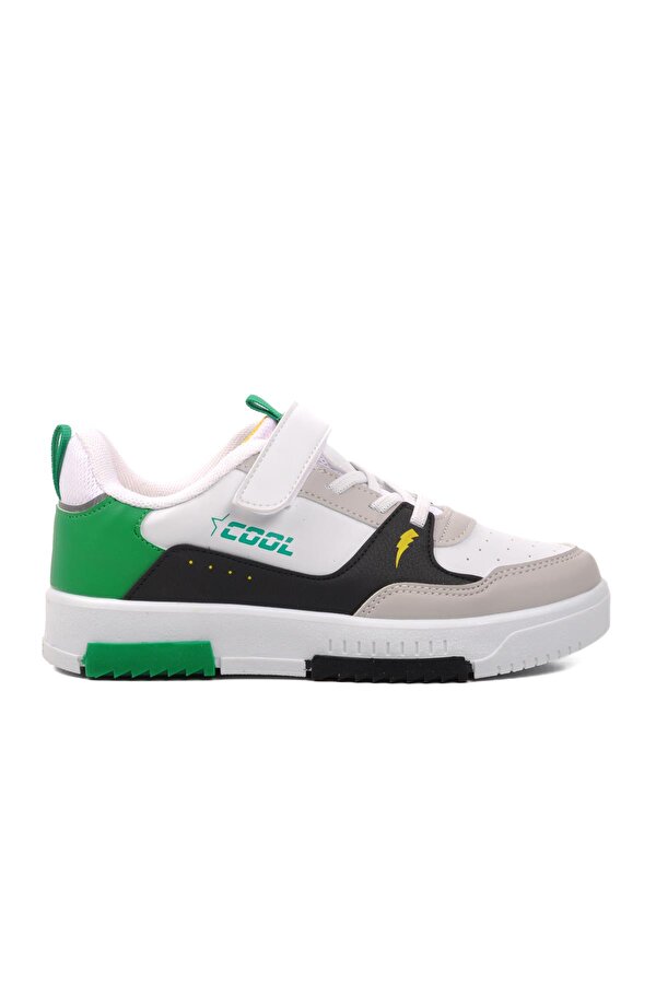 Max-F Yeşil Cırtlı Çocuk Sneaker