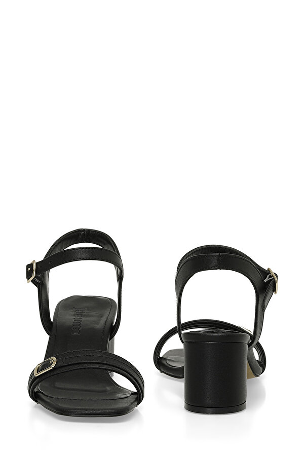 CHERRY 4FX Siyah Kadın Topuklu Sandalet