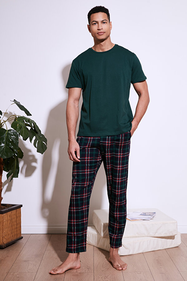 Erkek Pijama Takımı 6572006 YEŞİL