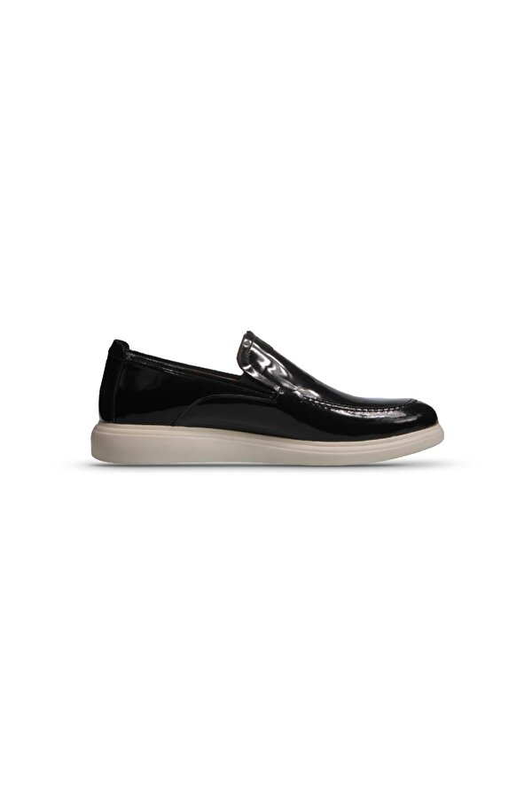 Erkek Slip-On SİYAH RUGAN Günlük Ayakkabı