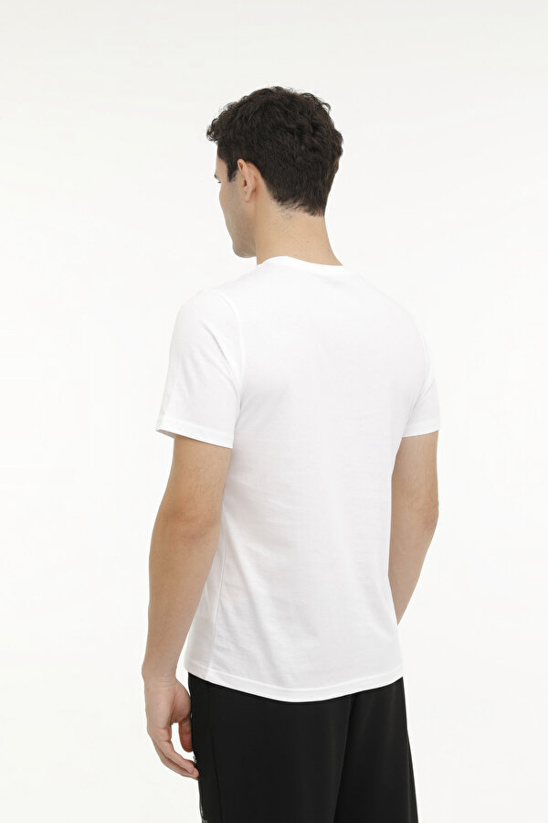 M-CT102 BSC C NK T-SH 4FX WHITE Man Sleeve T-Sh