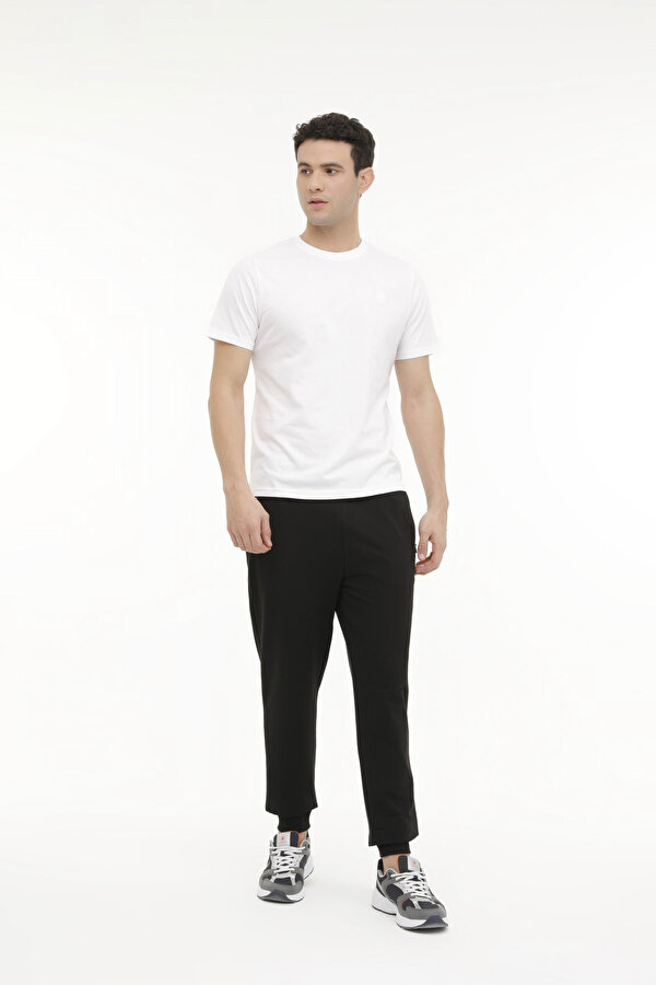 M-CT102 BSC C NK T-SH 4FX WHITE Man Sleeve T-Sh