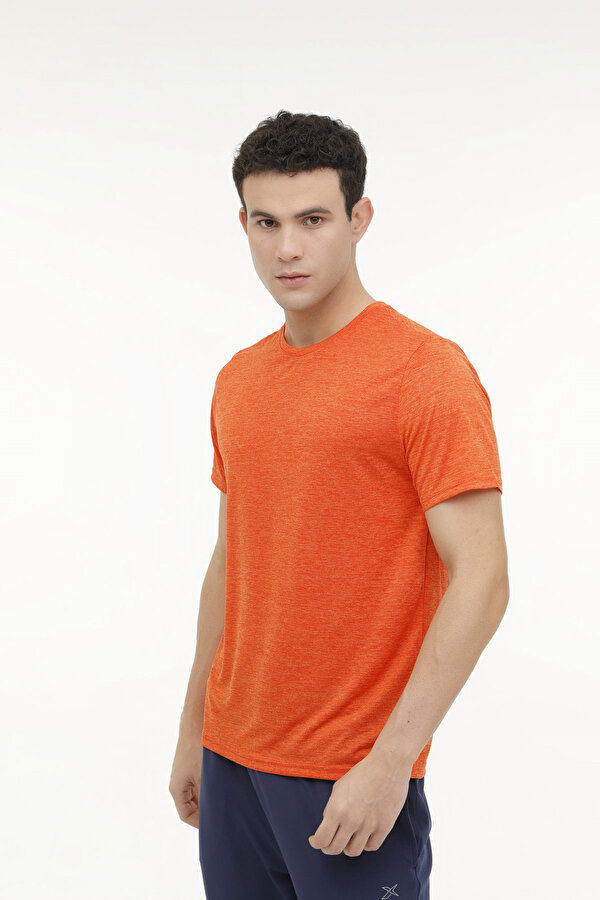 M-SN233 BSC PES T-SH 4FX TURUNCU KATYONK Erkek Kısa Kol T-Shirt