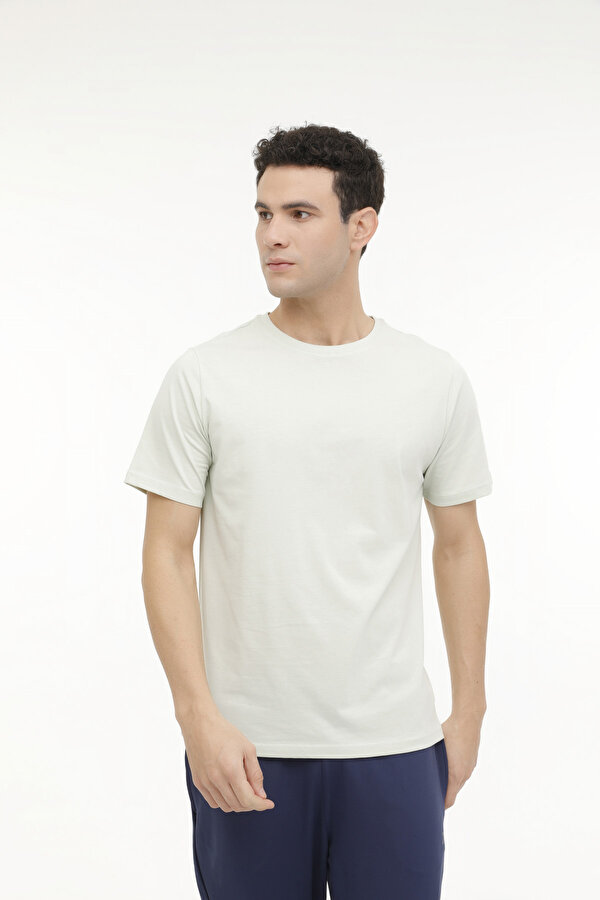 M-SN220 BSC T-SHIRT 4FX Yeşil Erkek Kısa Kol T-Shirt
