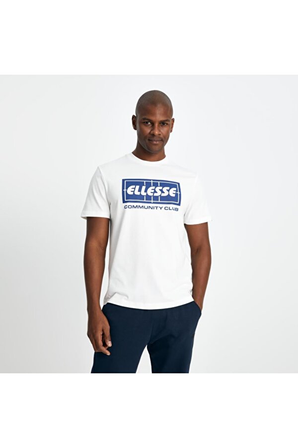 Ellesse Erkek Tişört Beyaz EM160-OF