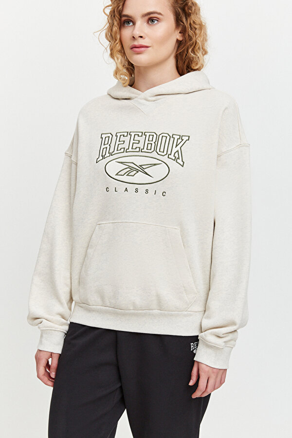 CL AE BIG LOGO FT HOODIE ECRU MULTI Woman 449