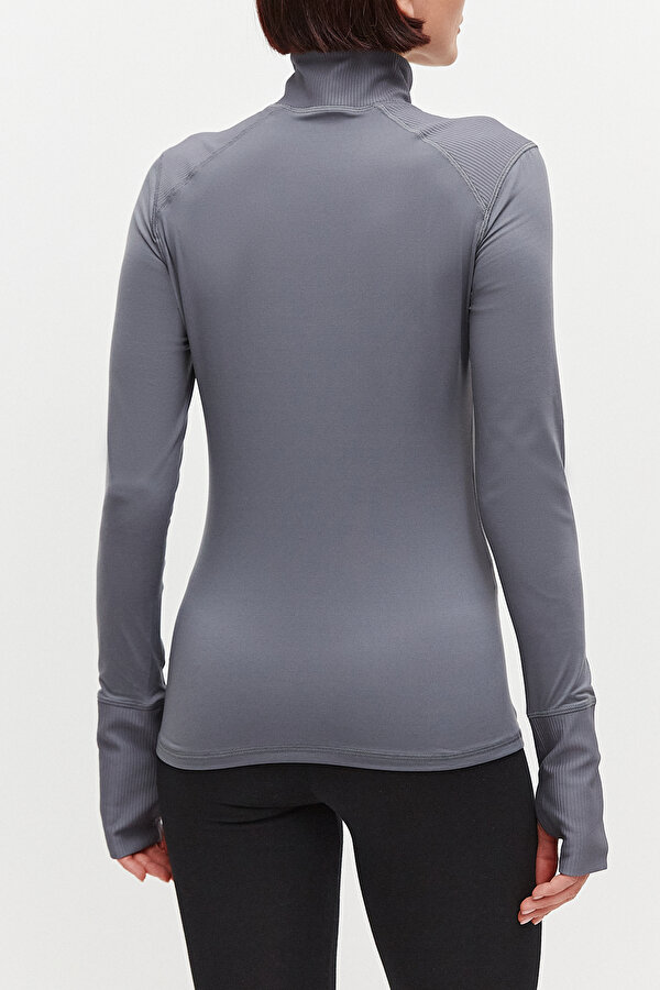 Reebok Thermowarn+ Graphene Long Серый 017 Женщина Джемпер
