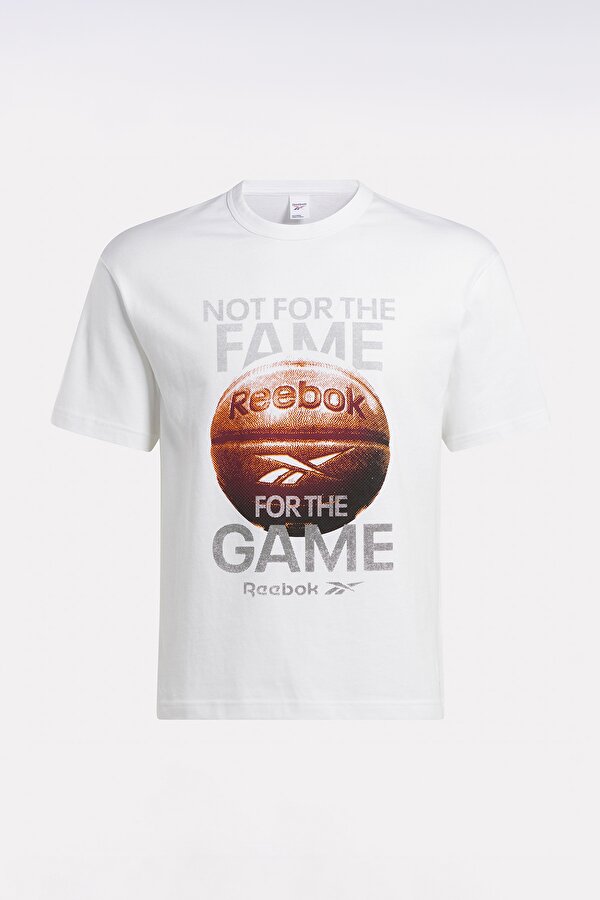 Reebok Bb Fame Tee Белый Мужчина Футболка