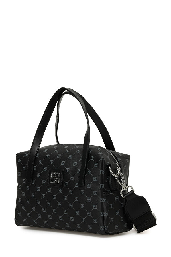 MNG MINI ROLL EL 4FX Siyah Kadın El Çantası