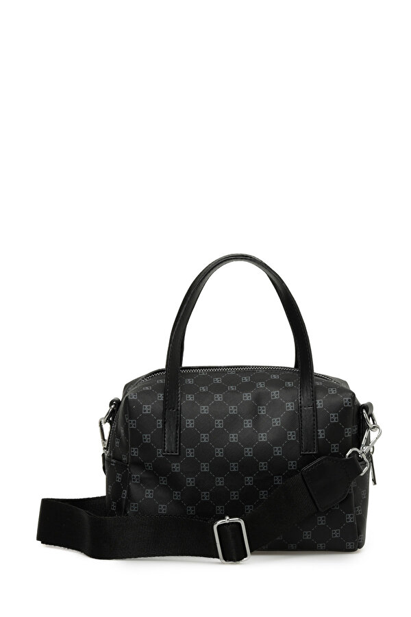 MNG MINI ROLL EL 4FX Siyah Kadın El Çantası