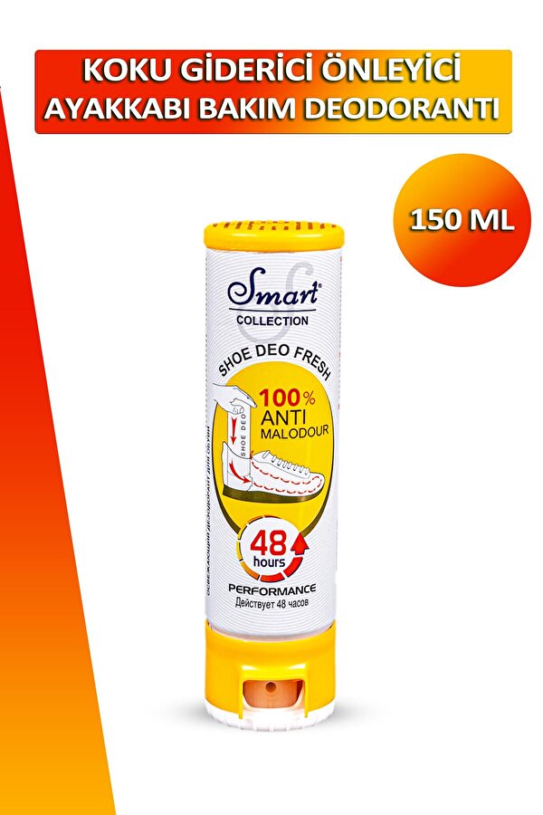 Koku Giderici ve Önleyici Ayakkabı Bakım Deodorantı 150 ML