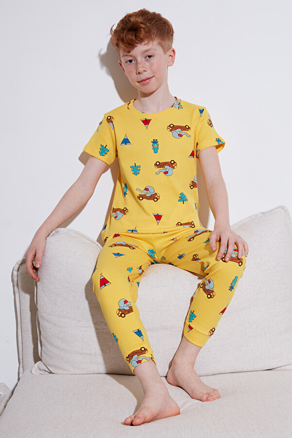 Erkek Çocuk Pijama Takımı 6651001 HARDAL